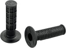 Flange Style Stealth MX Grips Black / Flat For Honda CR 125 R 1987-2007 - 11.5 CM