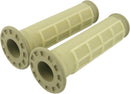 Reinforced Dual-Compound Grips For ATVs Off-White - 11.7 CM