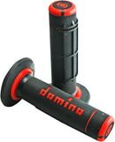 Dually Grips Black / Flat / Red For Husqvarna CR 125 2007-2013