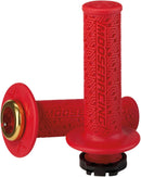 36 Series Clamp-On Grips Flat / Gold / Red For Gas Gas EC 200 2019-2020 - 11.7 CM