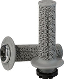36 Series Clamp-On Grips Flat / Grey / Silver For Gas Gas EC 200 2019-2020 - 11.7 CM