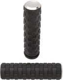 Air Trax Grips Black / Chrome For Harley Davidson FLD 1690 - 25.4 MM