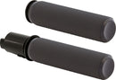 Knurled Grips Black For Harley Davidson FLHCS 1923 ABS - 25.4 MM