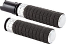 SpeedLiner Grips Black / Chrome For Harley Davidson FLHCS 1923 ABS - 25.4 MM