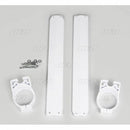 Replacement Plastic Fork Tube Protectors White For Yamaha YZ 125