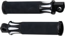 Fusion Male-Mount Footpegs Aluminum / Black For Harley Davidson FLHFB 1868 ABS