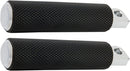 Fusion Male-Mount Footpegs Black / Chrome For Harley Davidson FLHR 1450