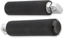 Fusion Male-Mount Footpegs Aluminum / Black For Harley Davidson FLD 1690 ABS