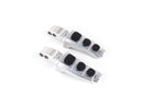 Footrest Kit Silver For Honda CB 1000 R