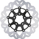 Cubiq Brake Rotor Black / Silver For Harley Davidson FLHR 1450 - 292 MM