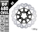 Cubiq Brake Rotor Black / Silver For Harley Davidson FLHR 1450 - 292 MM