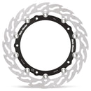 Flame Series Floating Rotor Black / Silver For BMW R 12 ABS - 310 MM