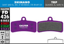 G1652 E-Bike Brake Pads Purple For Shimano Saint BR-M810