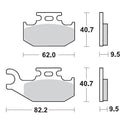 Racing Brake Pads ATV For Can AM (BRP) DS 250 2X4