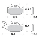 Racing Brake Pads ATV For Yamaha YFM 700 R