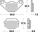 Nitro Brake Pads For Husaberg FC 501