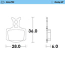 Racing GP SinterPRO Offroad Brake Pads For GasGas MC-E 3 - 36 MM