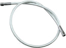 Braided Universal ABS Brake Line Chrome - 76 CM
