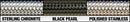 Braided Universal ABS Brake Line Black / Black Pearl - 66 CM