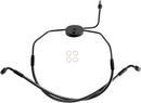 KARBONFIBR Lower Brake Line Carbon Fiber / Silver For Harley Davidson FLHR 1340 - -3