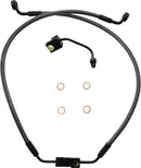 KARBONFIBR Lower Brake Line Carbon Fiber / Silver For Harley Davidson FXDF 1584 ABS - Standard
