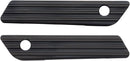 Saddlebag Latch Covers Black For Harley Davidson FLH 1868 ABS