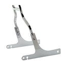 Sissybar Side Plates Rigid Mount Chrome For 96-01 Dyna Excl. FXDWG