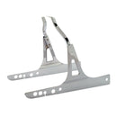 Sissybar Side Plates Rigid Mount Chrome For 08-13 FXDF