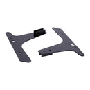 Sissybar Side Plates Rigid Mount Black For 04-21 XL Excl. 14-19 1200T