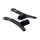 Sissybar Side Plates Rigid Mount Black - 20.3cm Wide