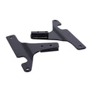 Sissybar Side Plates Rigid Mount Black For 84-99 FXST