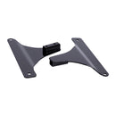 Sissybar Side Plates Rigid Mount Black For 00-17 FLSTF/B, FXST/B/S