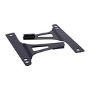 Sissybar Side Plates Rigid Mount Black For 06-17 Dyna Excl. FLD, FXDF, FXDWG