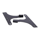 Sissybar Side Plates Rigid Mount Black For 2006 FLST