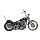 Dual Shotgun Head Pipes Chrome For 48-64 Panhead NU