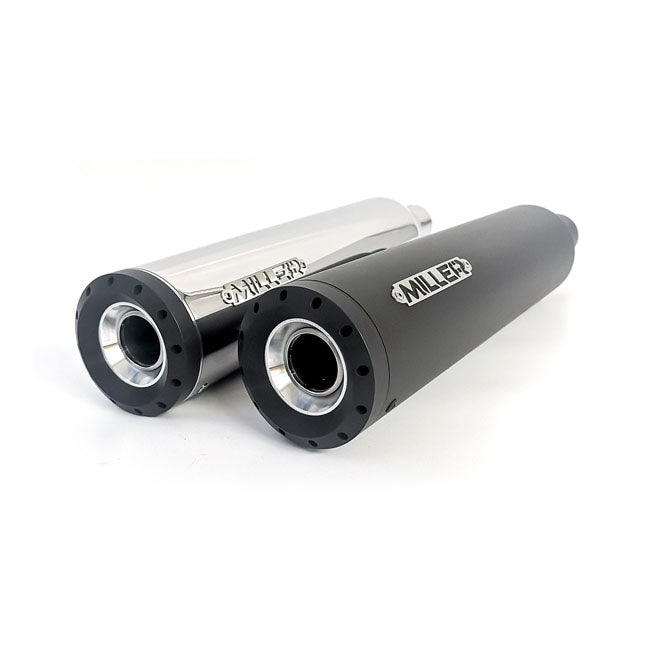 Independence SlipOn Euro 4 Mufflers Polished For M8 Softail 1820 FXF