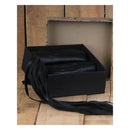 Leather Grip Tassels Black