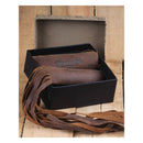 Leather Grip Tassels Tobacco Brown
