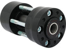 Rear Wheel Hub Black Non-ABS Dual Flange For 14-17 FLSTC