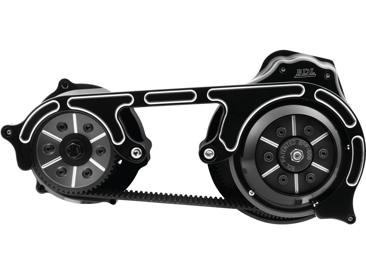 Open Belt Drive Kit M18 Softails Wide Tire Models Black 2 Inch