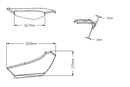 Adjustable Touring Screen Black (Opaque) For Ducati Diavel 1260 2019-Current