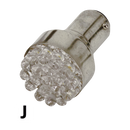Dual Cluster 19 X Led Bulb White Bay