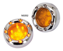 Duo Led Amber Lens Deuce Light Chrome