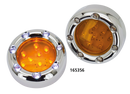 Duo Led Amber/ White Outer Leds Chrome