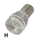 Single Fpr-1 Led Bulb Red Ba15S