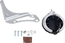 Passenger Drink Holder With Basket Right Black / Chrome