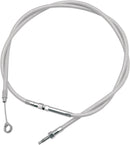 Armor Coat Braided Stainless Steel Clutch Cable For Harley Davidson FLHS 1340 1990-1993