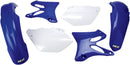 Full Body Replacement Plastic Kit Blue / OEM White For Yamaha YZ 125 2005