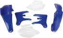 Full Body Replacement Plastic Kit Blue / OEM White For Yamaha YZ 250 F 2003