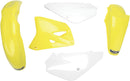 Full Body Replacement Plastic Kit OEM / White / Yellow For Suzuki RM 85 2017-2018